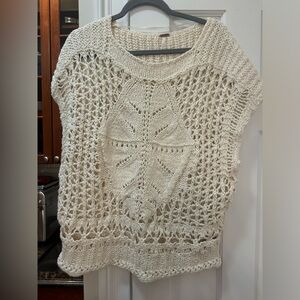 Free People Crochet Sweater